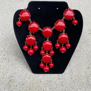 NWT Beautiful Red Statement Necklace! ❤️